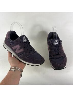 New Balance 373v1 Running Sneakers Womens 8 Purple Suede Lace Up Low Top